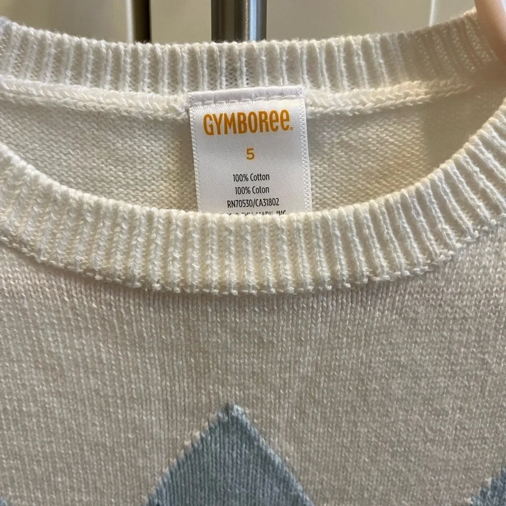 Gymboree size 5 drop waist short sleeve sweater dress